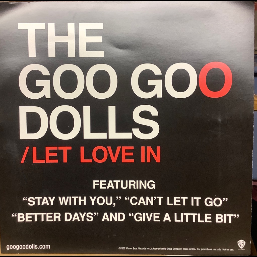 Goo Goo Dolls Poster Goo Goo Dolls Poster